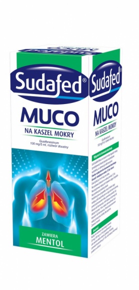 STOP dla mokrego kaszlu NOWOŚĆ – SUDAFED® Muco w dwóch wariantach smakowych