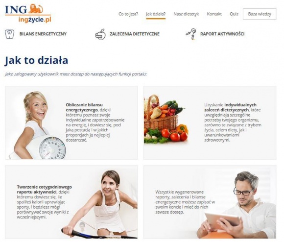 Nowoczesna platforma dietetyczna od ING Życie