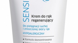 Krem do rąk regenerujący Iwostin Sensitia Zdrowie, LIFESTYLE - Krem do rąk regenerujący Iwostin dzięki dodatkowi Fomblinu HC/R bardzo skutecznie chroni i regeneruje skórę rąk. Tworzy tzw. „biologiczną rękawicę”, zabezpieczającą skórę przed negatywnym działaniem środowiska oraz przyspiesza gojenie się mikrourazów naskórka.