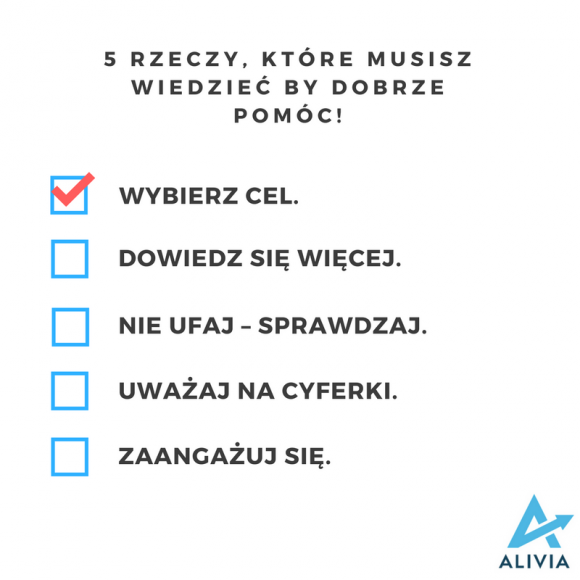 1% – pięć rzeczy, które musisz wiedzieć by dobrze pomóc