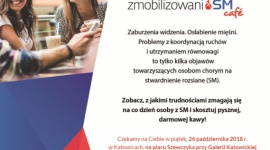 ZMOBILIZOWANI.SM CAFÉ ZAPARKUJE POD GALERIĄ KATOWICKĄ Zdrowie, LIFESTYLE - W piątek, 26.10., w Zmobilizowani.SM, będzie można sprawdzić co odczuwają osoby zmagające się ze stwardnieniem rozsianym. W godzinach 12:00 - 14:00 gościem będzie ambasador akcji, YouTuber Łukasz Jakóbiak.