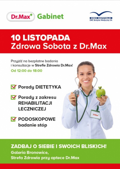 Zdrowa Sobota w Galerii Bronowice – już 10 listopada