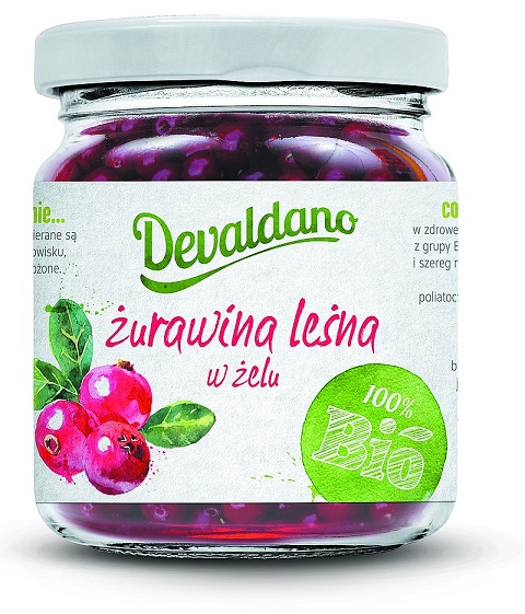 Żurawina leśna w żelu