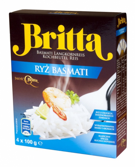 Ryż biały i ryż basmati marki Britta – niezastąpione składniki wielu dań