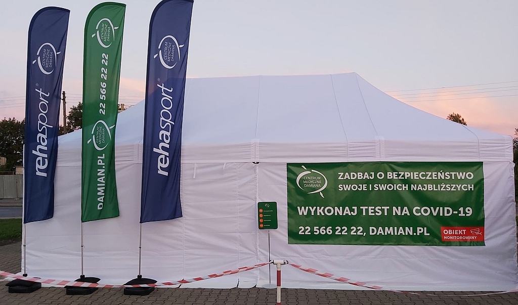 Nowe mobilne punkty testów na koronawirusa w wielu polskich miastach
