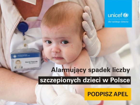 UNICEF alarmuje: W Polsce drastycznie maleje liczba szczepionych dzieci