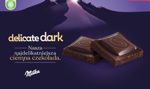 Jeszcze bogatsze doświadczenia smakowe z naszą nową najdelikatniejszą czekoladą Milka Delicate Dark