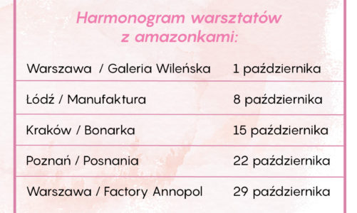 Różowy październik w CHANGE Lingerie – odwiedź salon i naucz się prawidłowego samobadania piersi